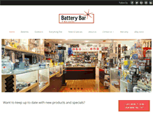 Tablet Screenshot of batterybar.com.au